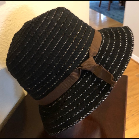 Tarnish Accessories - NWT Tarnish Black Quilted Wool Bucket Hat